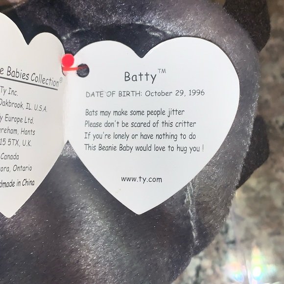 TY Beanie Babies Batty The Bat & Pumkin’ Halloween - Picture 7 of 8